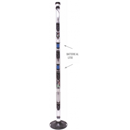 Colonna terminale 2 raggi RX H120cm